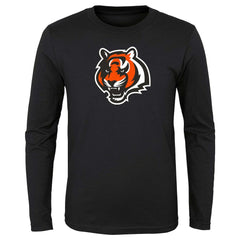 Preschool Primary Logo Long Sleeve T-Shirt - Cincinnati Bengals