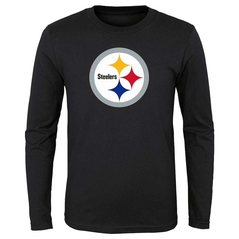Preschool Primary Logo Long Sleeve T-Shirt - Pittsburgh Steelers