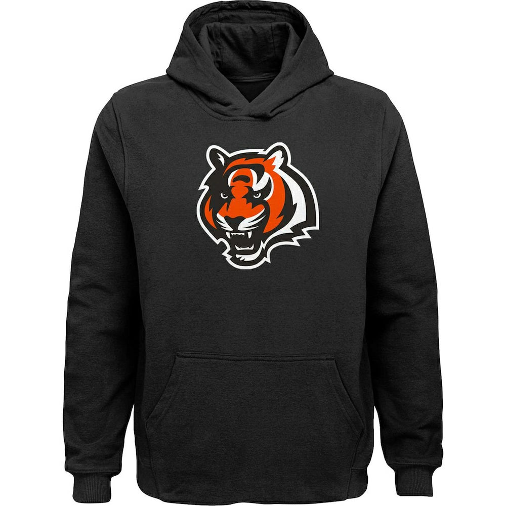 Youth Team Logo Pullover Hoodie - Cincinnati Bengals