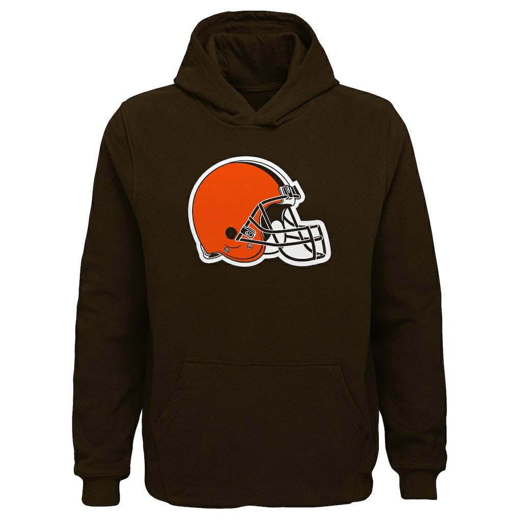 Youth Team Logo Pullover Hoodie - Cleveland Browns