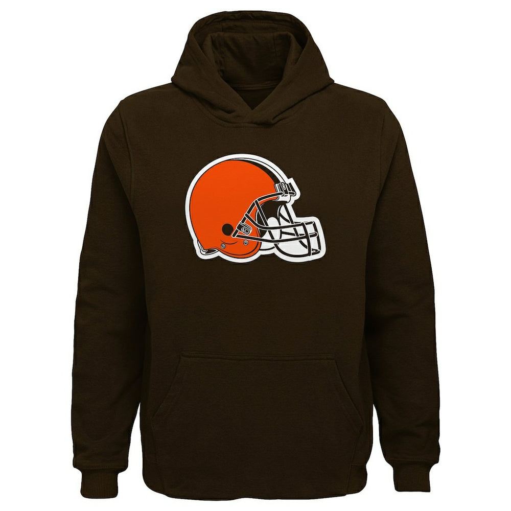 Youth Team Logo Pullover Hoodie - Cleveland Browns