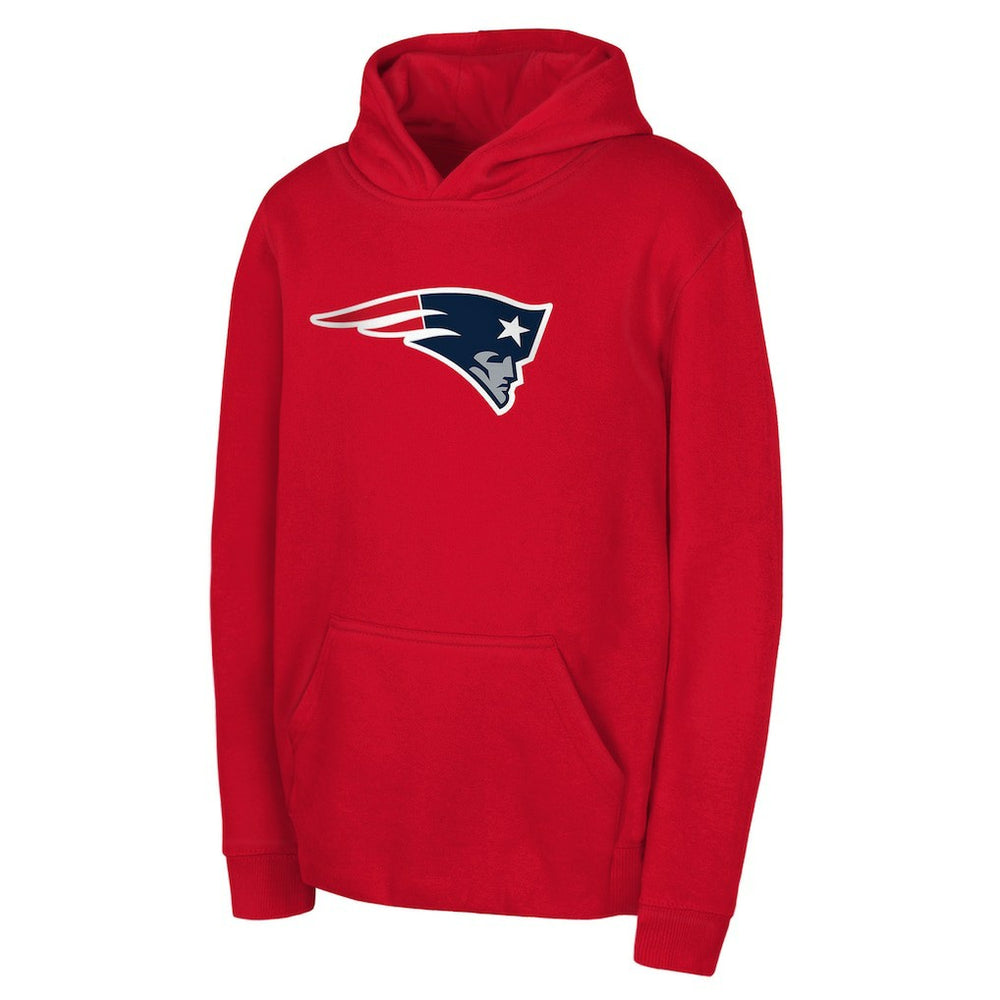 Youth Team Logo Pullover Hoodie - New England Patriots
