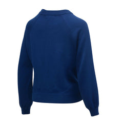 Lauren James Women's Wordmark Star Raglan Pullover Sweater - Dallas Cowboys