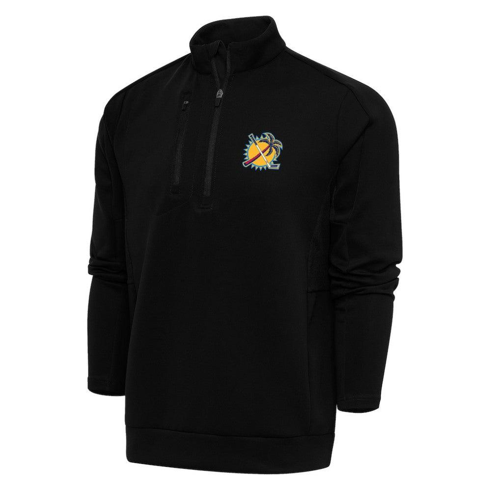 NHL Black Florida Panthers Antigua Special Edition 2.0 Generation Quarter-Zip Pullover Top