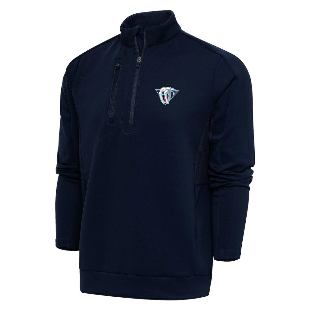NHL Navy Nashville Predators Antigua Special Edition 2.0 Generation Quarter-Zip Pullover Top