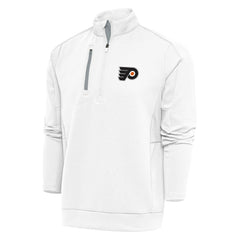 NHL White Philadelphia Flyers Antigua Special Edition 2.0 Generation Quarter-Zip Pullover Top