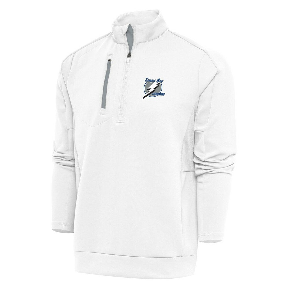 NHL White Tampa Bay Lightning Antigua Special Edition 2.0 Generation Quarter-Zip Pullover Top