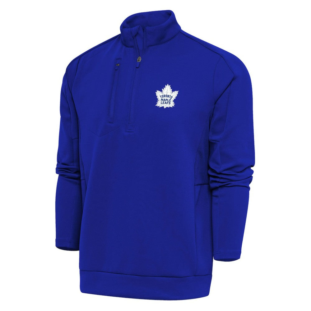 NHL Royal Toronto Maple Leafs Antigua Special Edition 2.0 Generation Quarter-Zip Pullover Top
