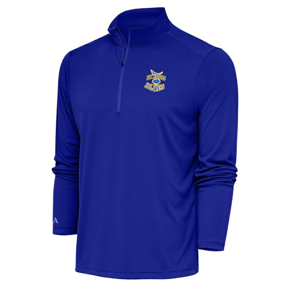 NHL Royal St. Louis Blues Antigua Special Edition 2.0 Tribute Quarter-Zip Pullover Top