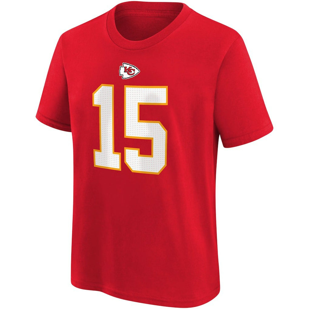 Patrick Mahomes  Youth Player Name & Number T-Shirt - Kansas City Chiefs