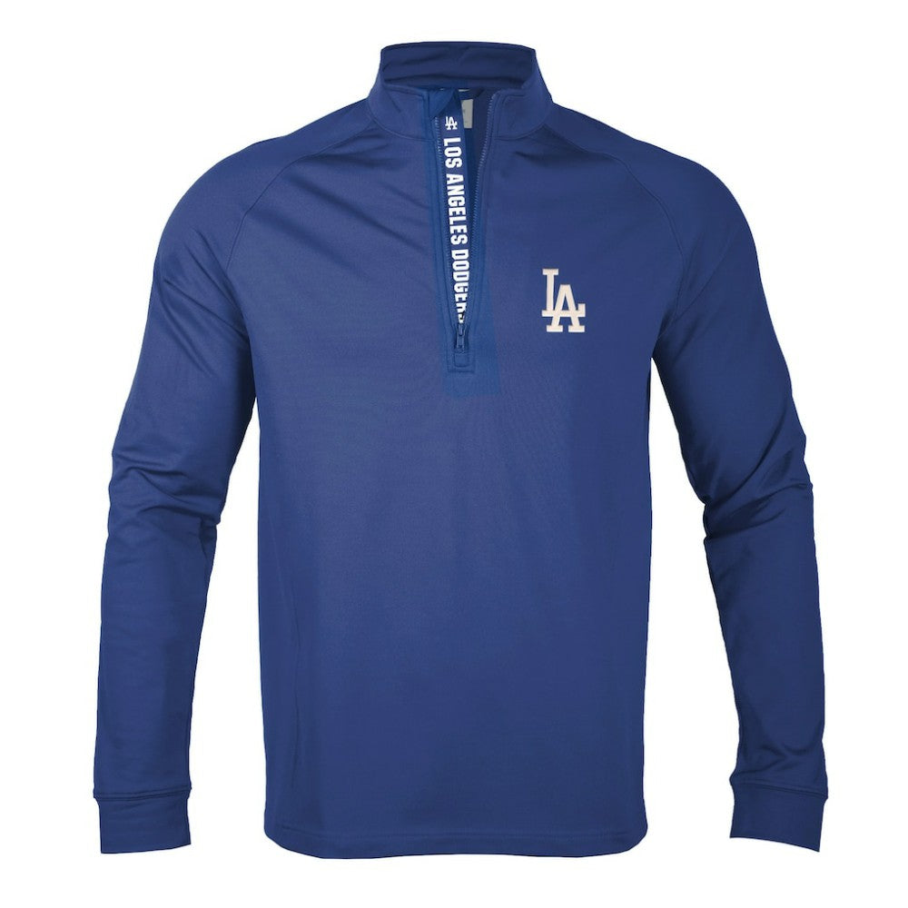 MLB Los Angeles Dodgers Levelwear Calibre Quarter-Zip Pullover Top