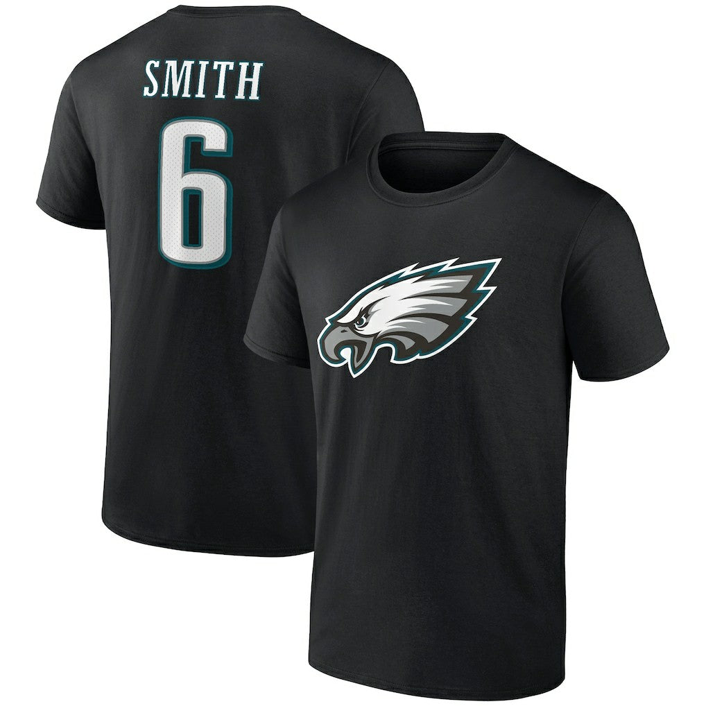 DeVonta Smith  Icon Player Name & Number T-Shirt - Philadelphia Eagles