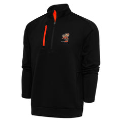 Antigua Team Logo Generation Quarter-Zip Pullover Jacket - Cleveland Browns