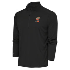 Antigua Team Logo Tribute Quarter-Zip Pullover Top - Cleveland Browns