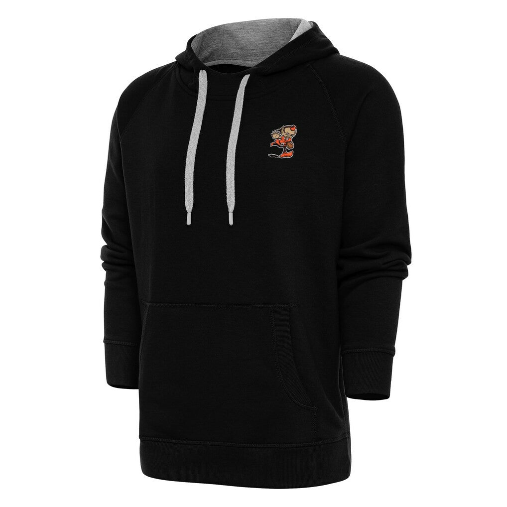 Antigua Team Logo Victory Pullover Hoodie - Cleveland Browns