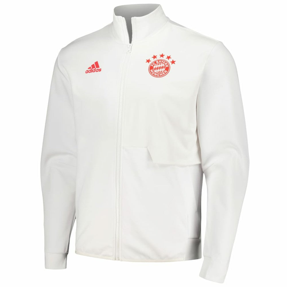 Bayern Munich 2023/24 Anthem Full-Zip Jacket - Adidas White