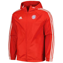 Bayern Munich 2023/24 DNA Raglan Full-Zip Windbreaker - Adidas Red