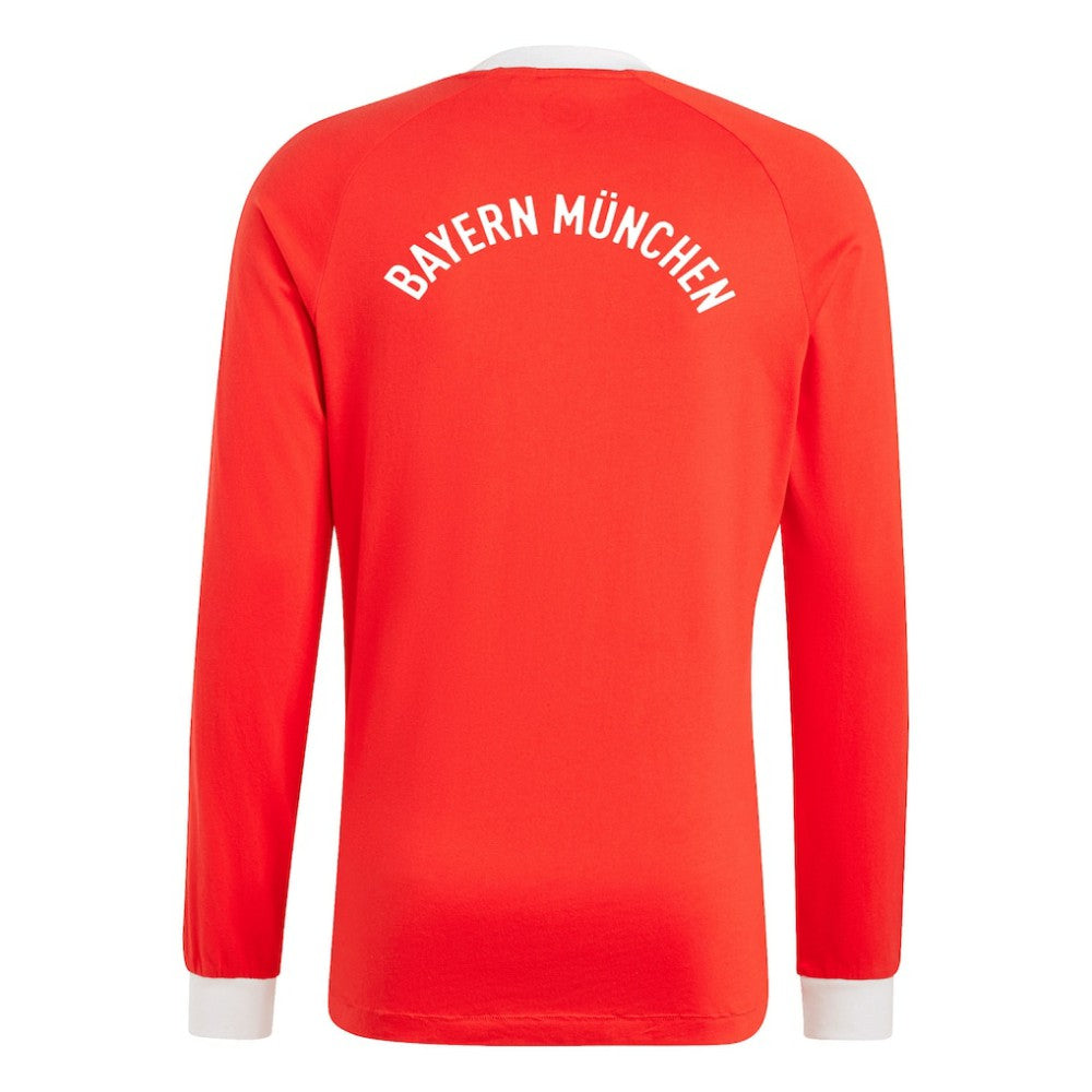Bayern Munich Originals Energy Drop '70s Long Sleeve Jersey - Adidas Red