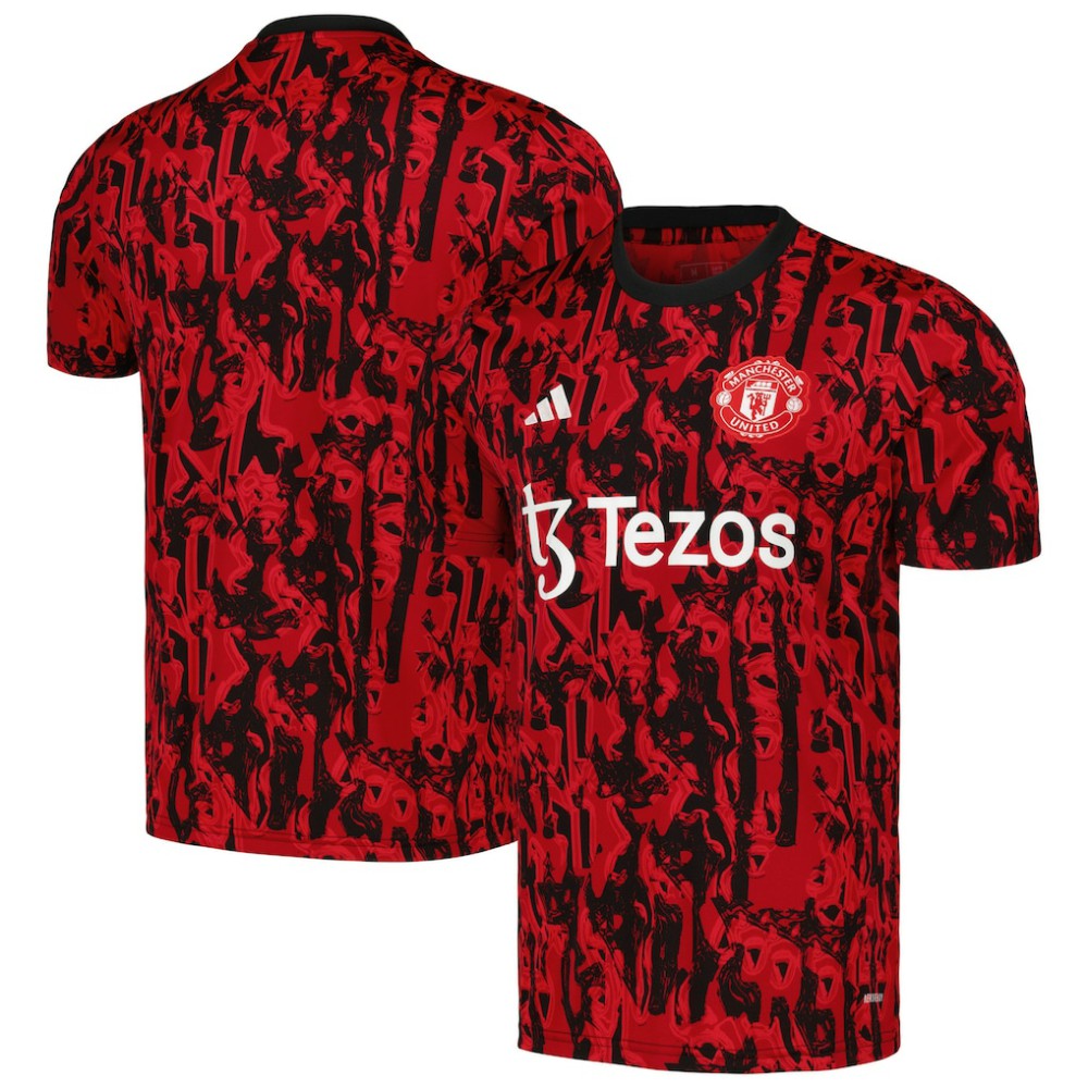 Manchester United 2023/24 Pre-Match Top - Adidas Red