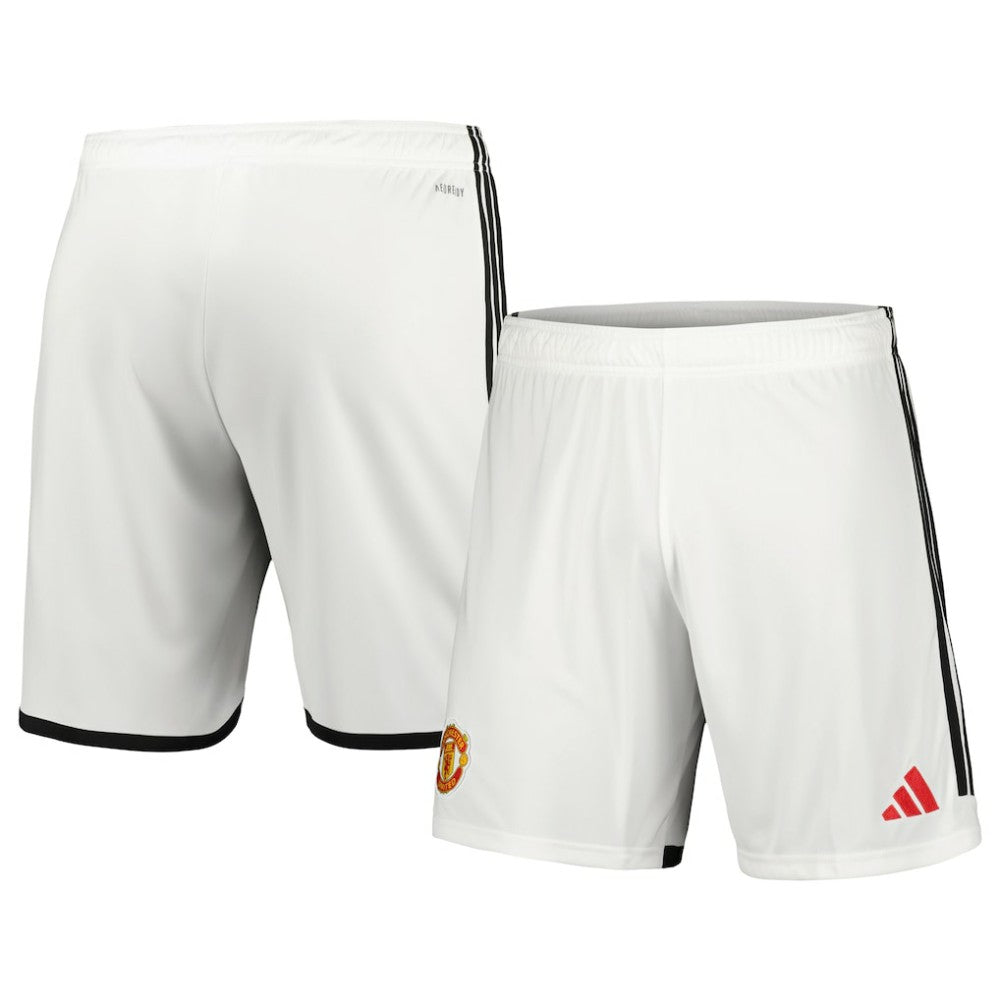 Manchester United 2023/24 Home Replica Shorts - Adidas White