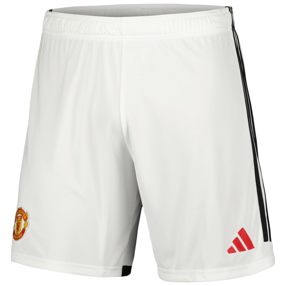 Manchester United 2023/24 Home Replica Shorts - Adidas White