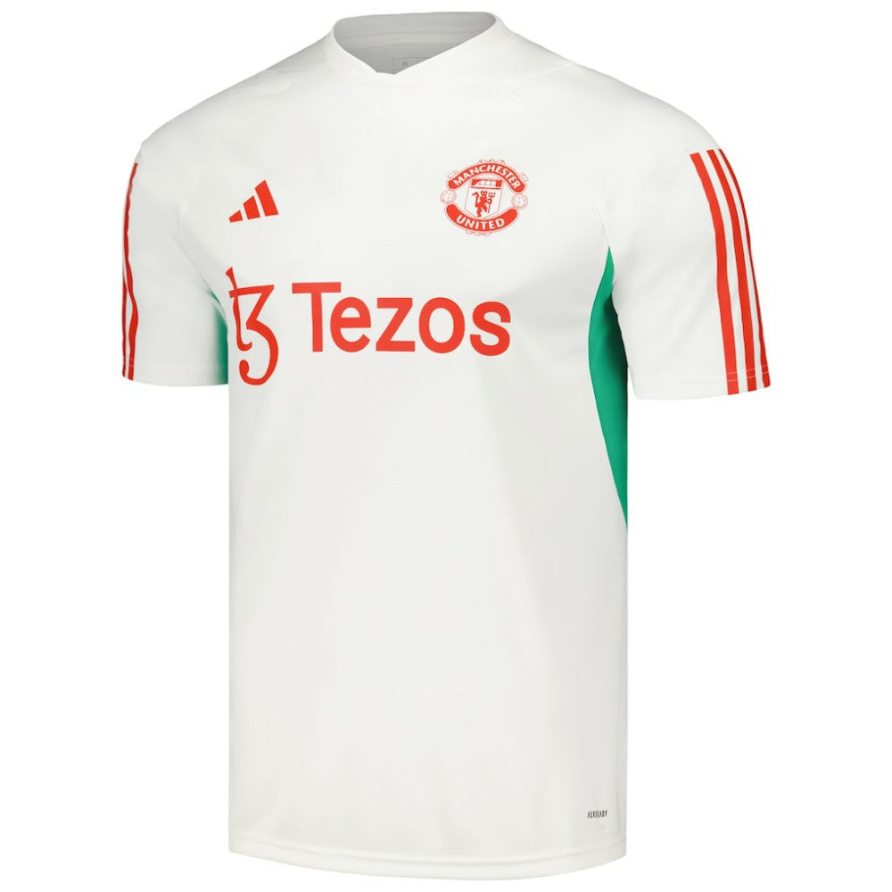 Manchester United 2023/24 Training Jersey - Adidas White