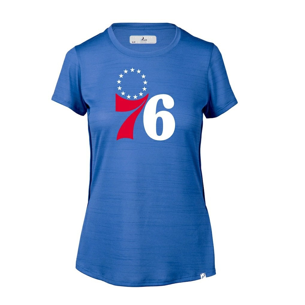 NBA Philadelphia 76ers Levelwear Women's Lux Core T-Shirt