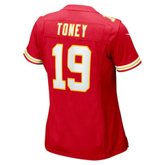 Kadarius Toney  Women's Game Player Jersey - Kansas City Chiefs