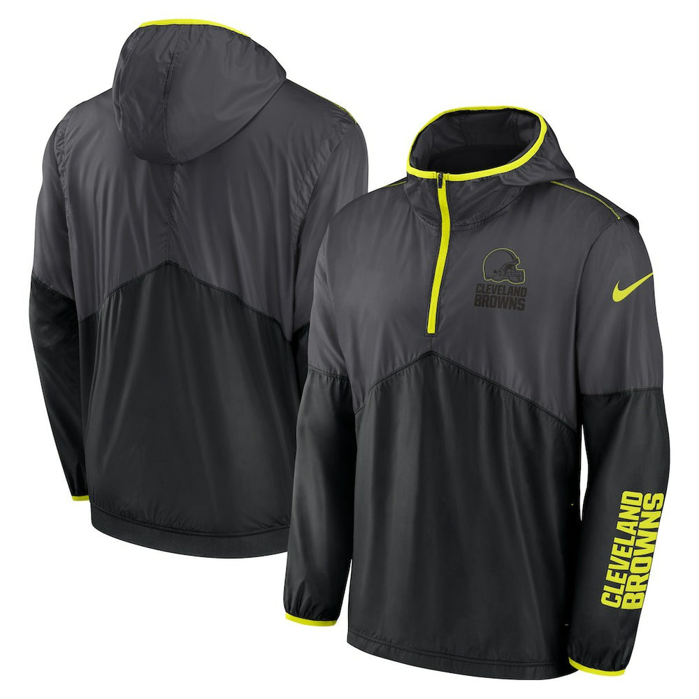 Volt Hoodie Half-Zip Jacket - Cleveland Browns