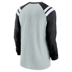 Classic Arc Raglan Tri-Blend Long Sleeve T-Shirt - Las Vegas Raiders