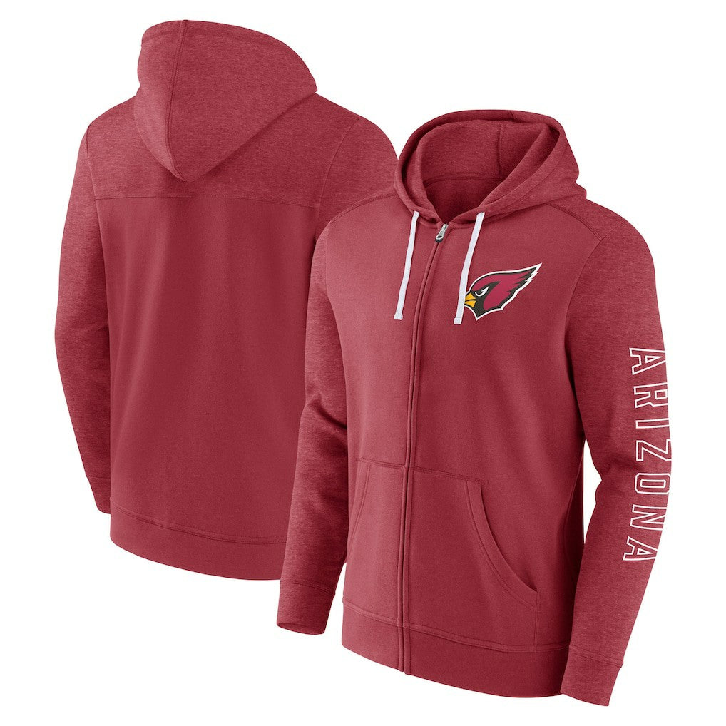 Offensive Lineup Hoodie Full-Zip Hoodie - Arizona Cardinals