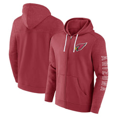 Offensive Lineup Hoodie Full-Zip Hoodie - Arizona Cardinals