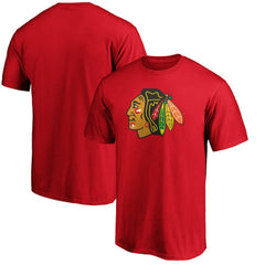 NHL Red Chicago Blackhawks Primary Logo Team T-Shirt