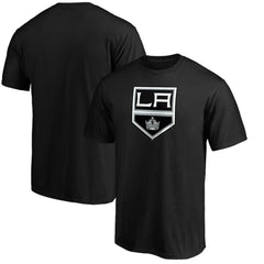 NHL Black Los Angeles Kings Primary Logo T-Shirt