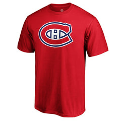 NHL Red Montreal Canadiens Primary Logo Team T-Shirt