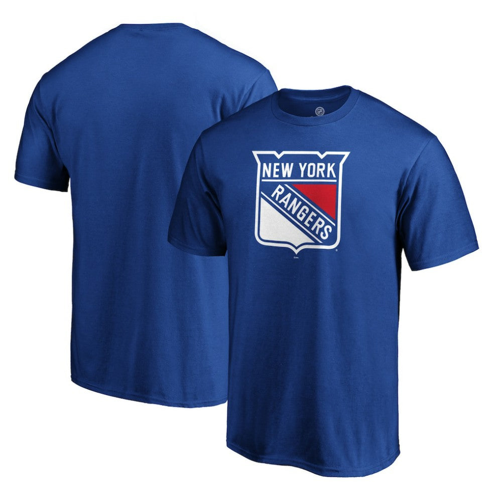NHL Blue New York Rangers Primary Logo T-Shirt