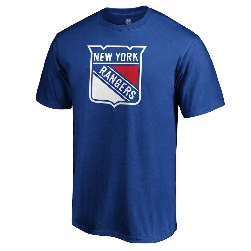 NHL Blue New York Rangers Primary Logo T-Shirt