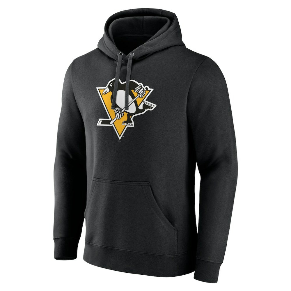 NHL Black Pittsburgh Penguins Primary Team Logo Pullover Hoodie