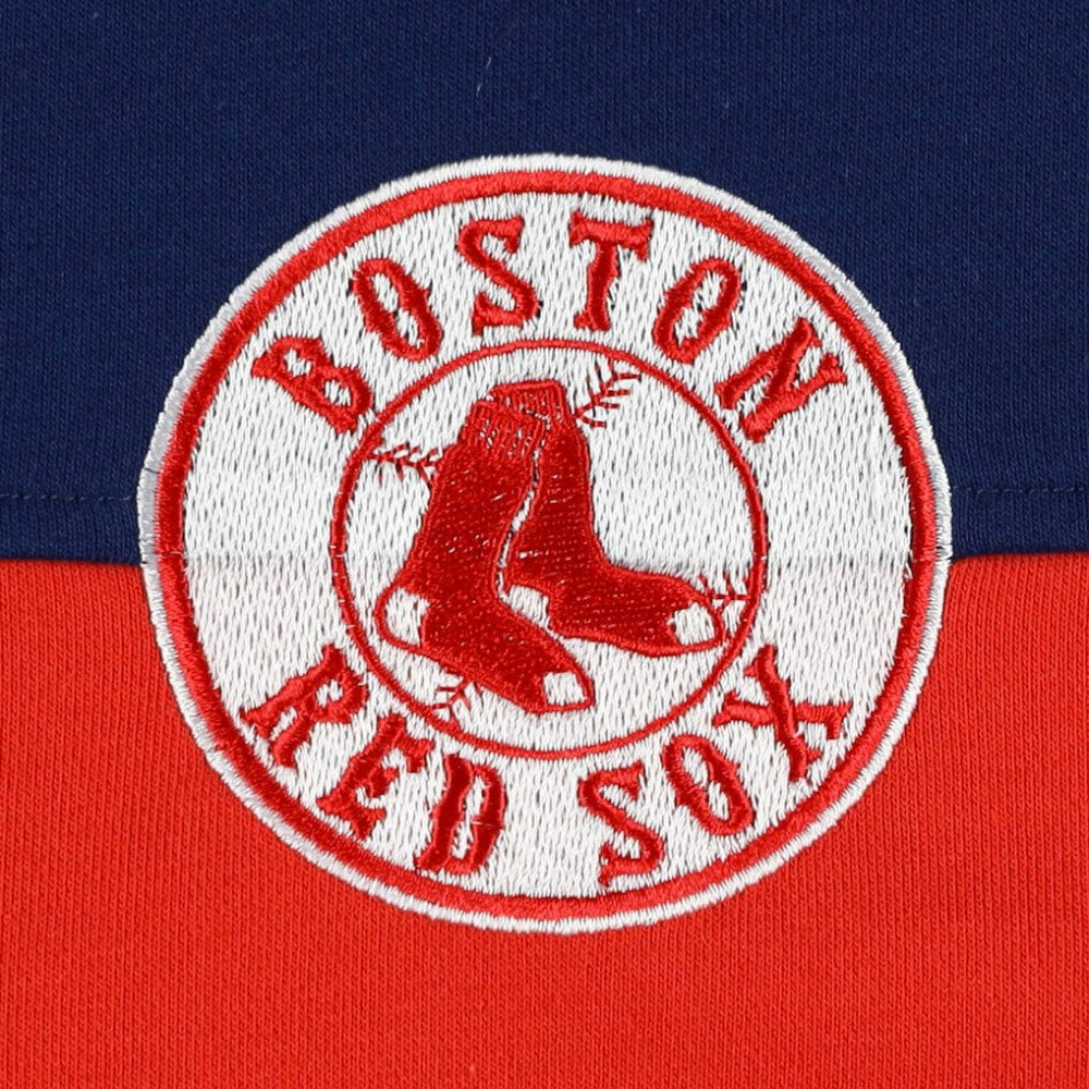 MLB Boston Red Sox The Wild Collective Women's Color Block Half-Zip Jacket