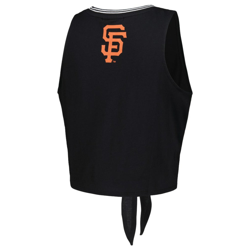 MLB San Francisco Giants The Wild Collective Women's Twisted Tie Front Tank Top