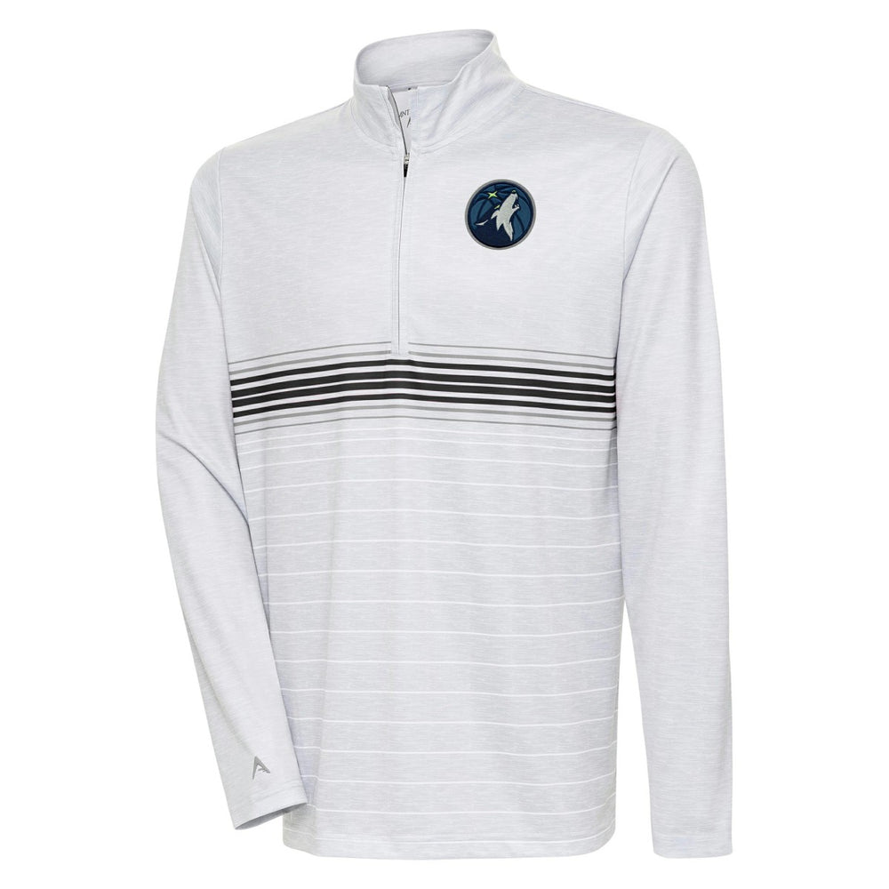 NBA Minnesota Timberwolves Antigua Bullseye Quarter-Zip Pullover Top