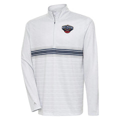 NBA New Orleans Pelicans Antigua Bullseye Quarter-Zip Pullover Top