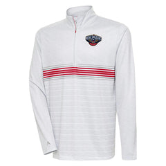 NBA New Orleans Pelicans Antigua Bullseye Quarter-Zip Pullover Top