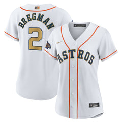 MLB Alex Bregman Houston Astros Nike Women's 2023 Gold Collection Replica Player Jersey