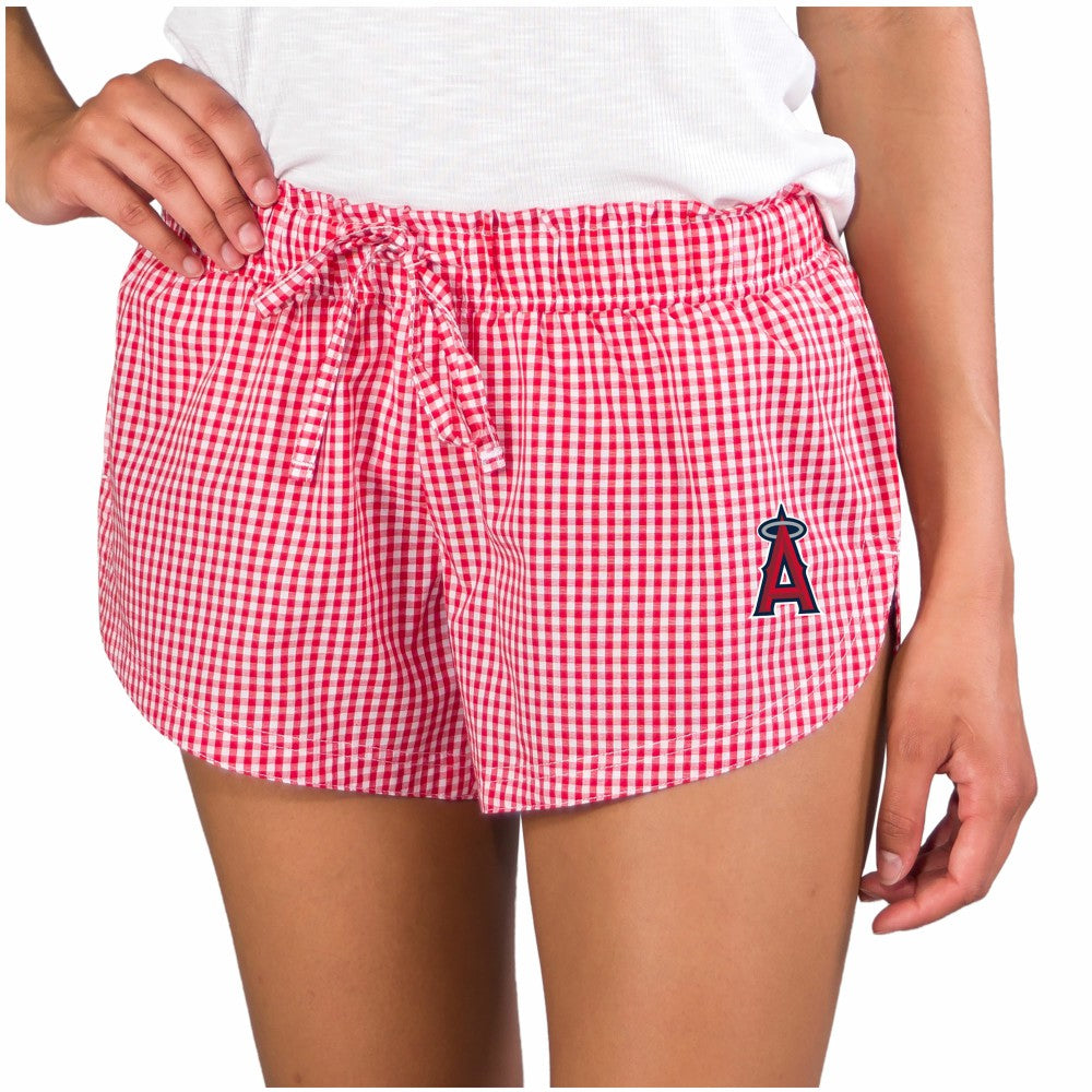 MLB Los Angeles Angels Concepts Sport Women's Tradition Woven Shorts