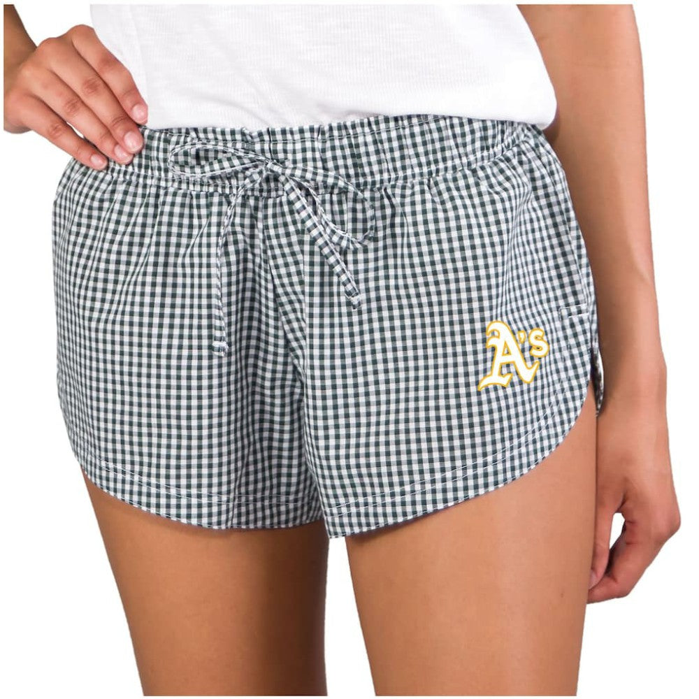 MLB Athletics Concepts Sport Women's Tradition Woven Shorts