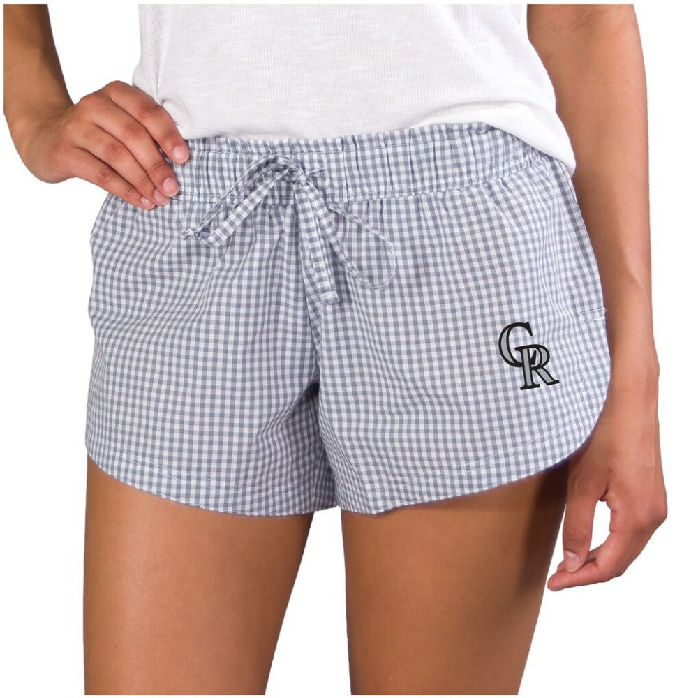 MLB Colorado Rockies Concepts Sport Women's Tradition Woven Shorts