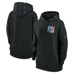 Women's 2023 NFL Crucial Catch Club Pullover Hoodie - Houston Texans