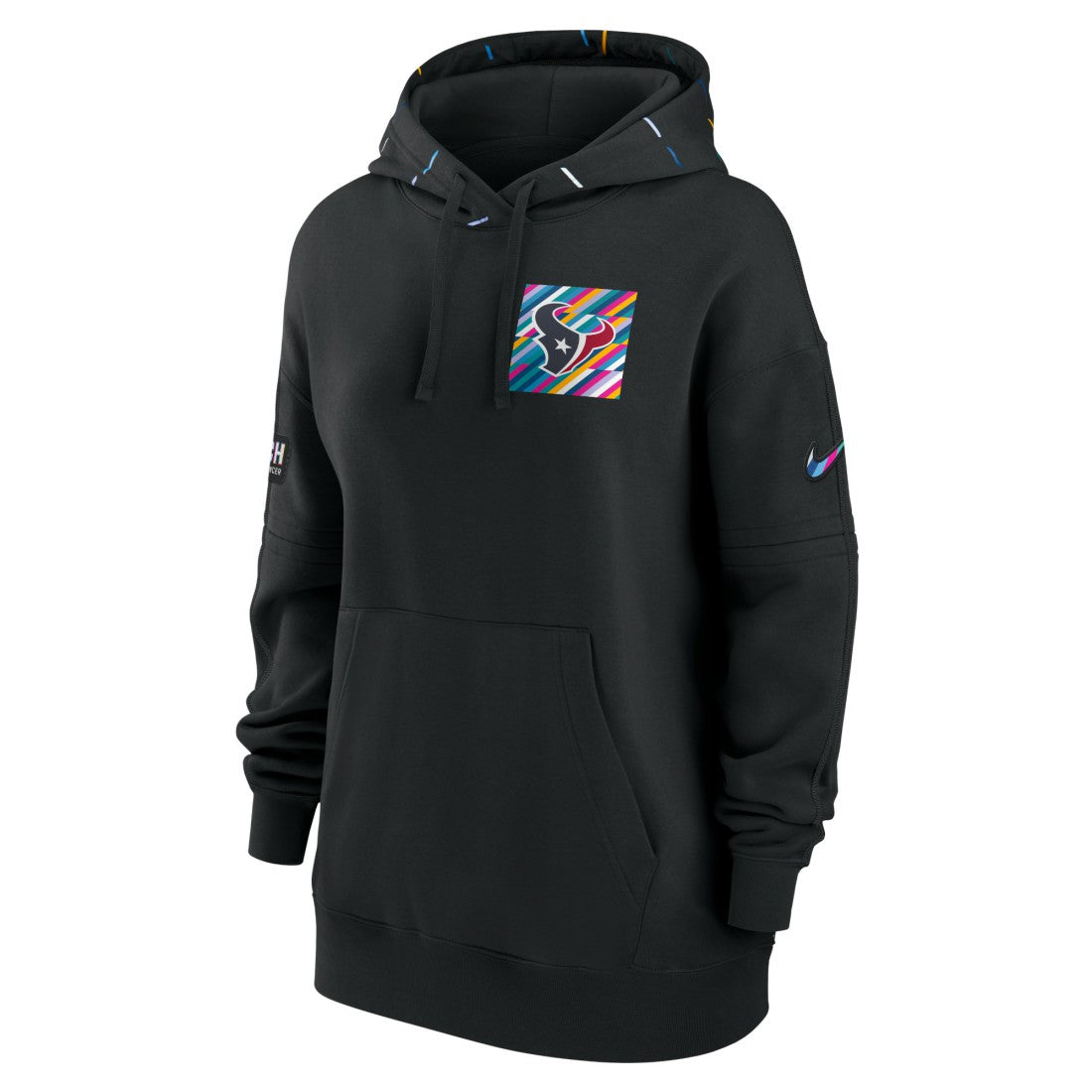 Women's 2023 NFL Crucial Catch Club Pullover Hoodie - Houston Texans