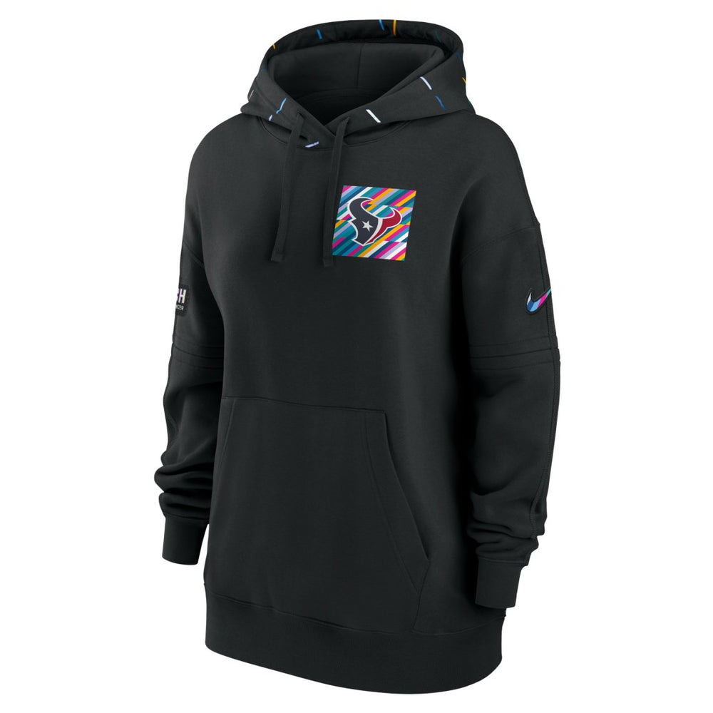 Women's 2023 NFL Crucial Catch Club Pullover Hoodie - Houston Texans
